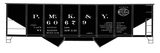 PMcK&Y Twin Hopper Car White New York Central
