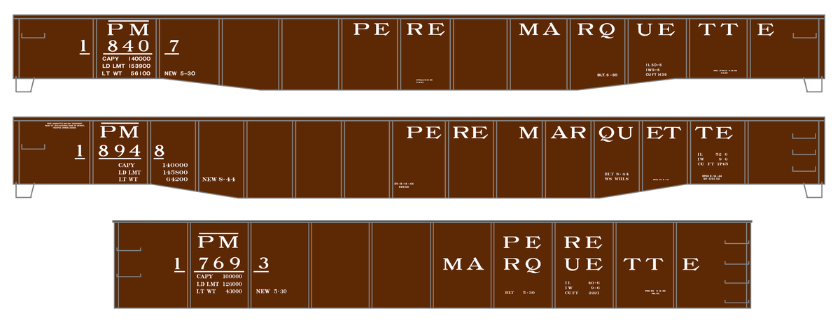 Pere Marquette Gondola White