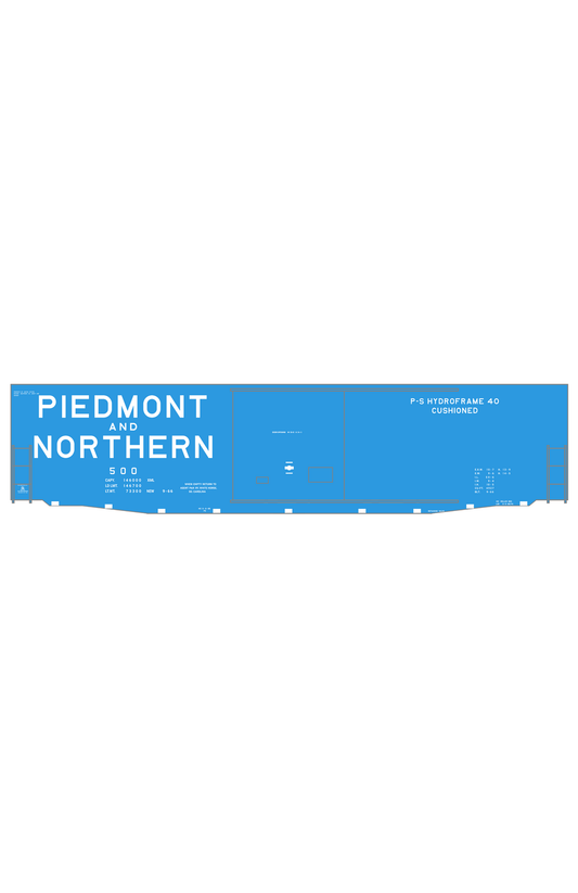 Piedmont & Northern 50 Ft PS1 Boxcar White