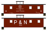 Piedmont and Northern Caboose White