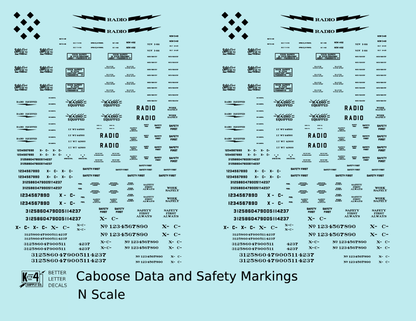 Caboose Data and Markings