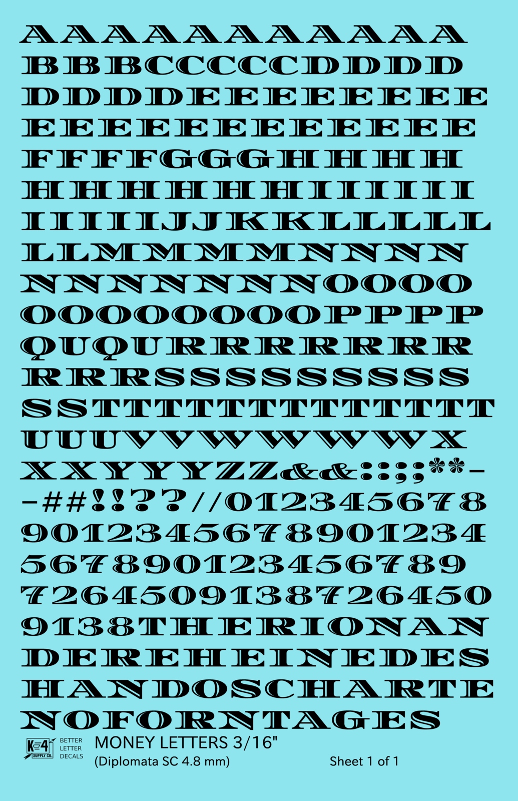 Money Letters Letter Number Alphabet