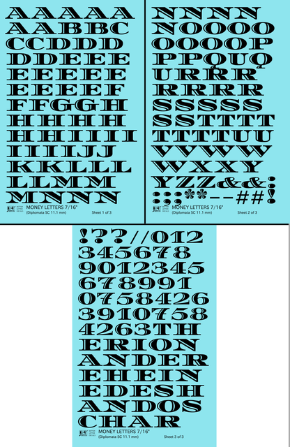 Money Letters Letter Number Alphabet