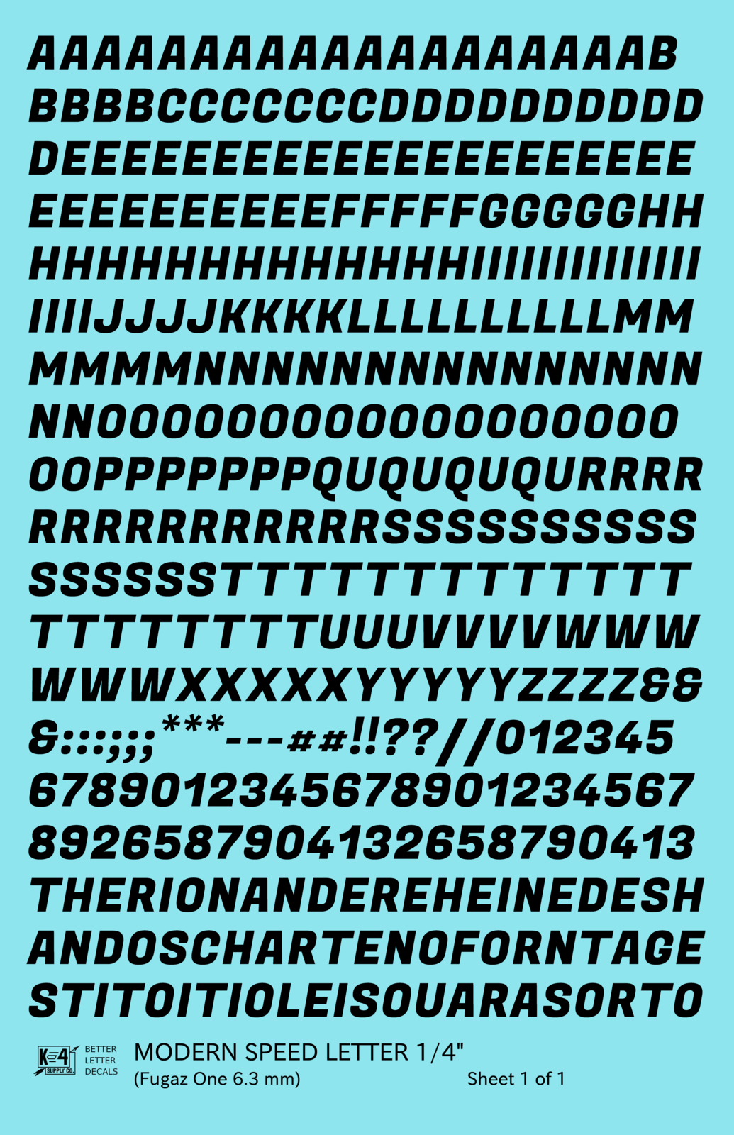 Modern Speed Letter Letter Number Alphabet