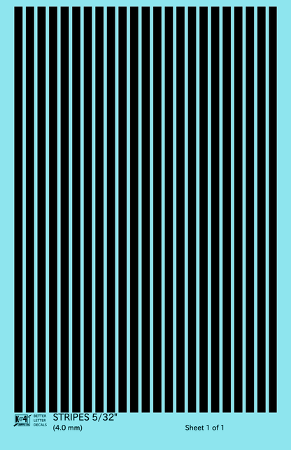 Narrow Straight Line Stripes