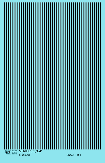 Narrow Straight Line Stripes