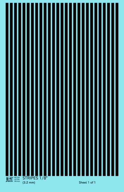 Narrow Straight Line Stripes