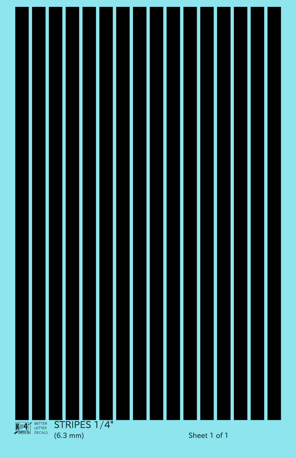 Wide Straight Line Stripes