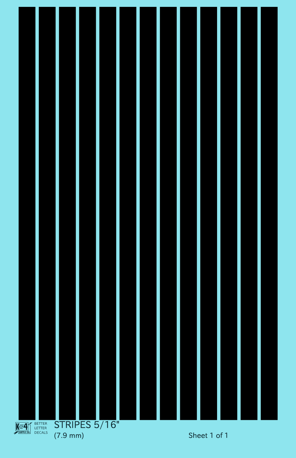 Wide Straight Line Stripes
