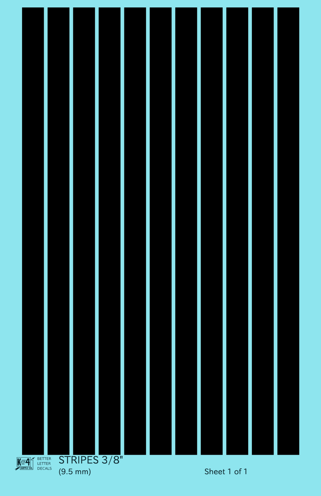 Wide Straight Line Stripes