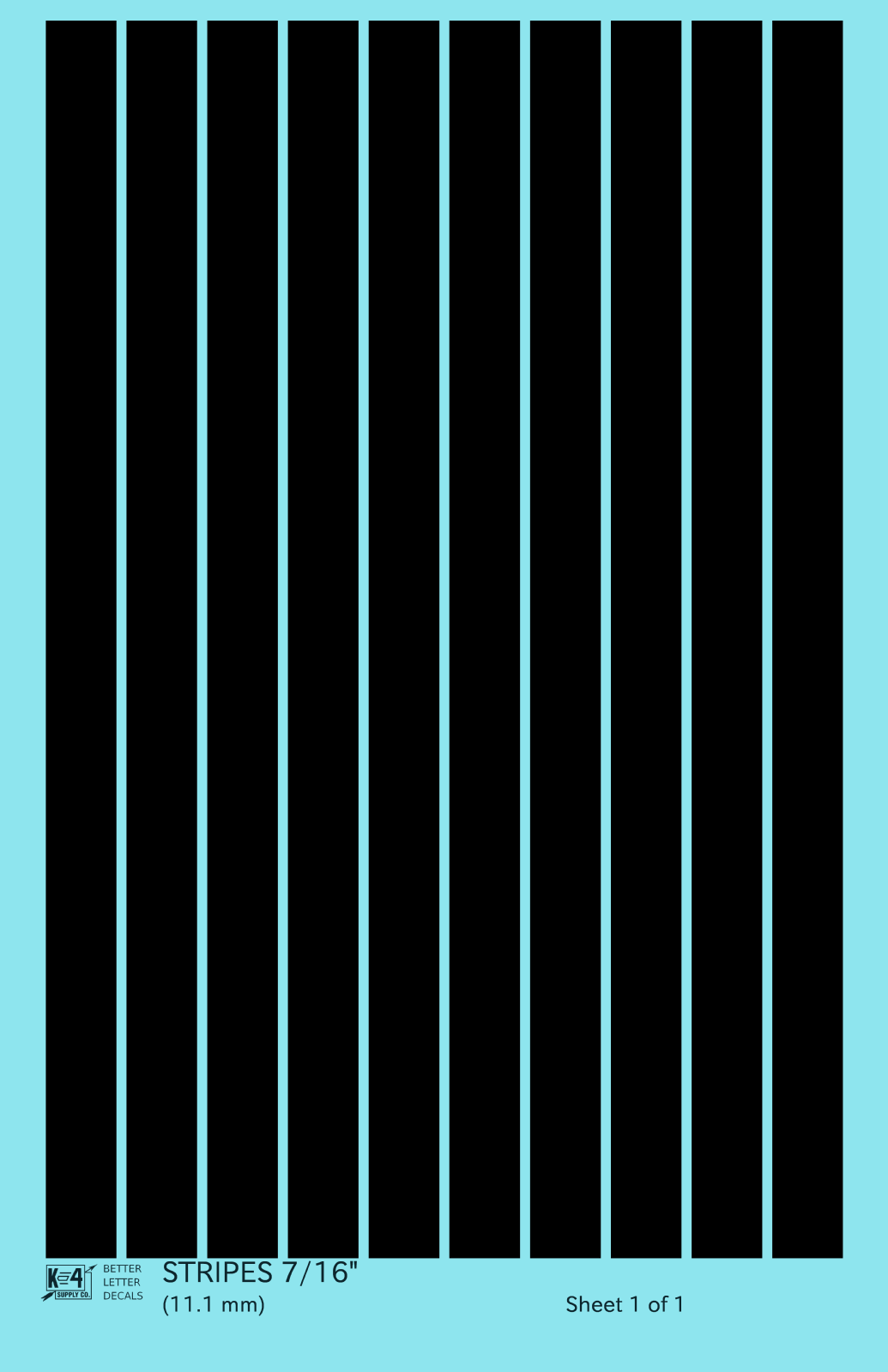 Wide Straight Line Stripes