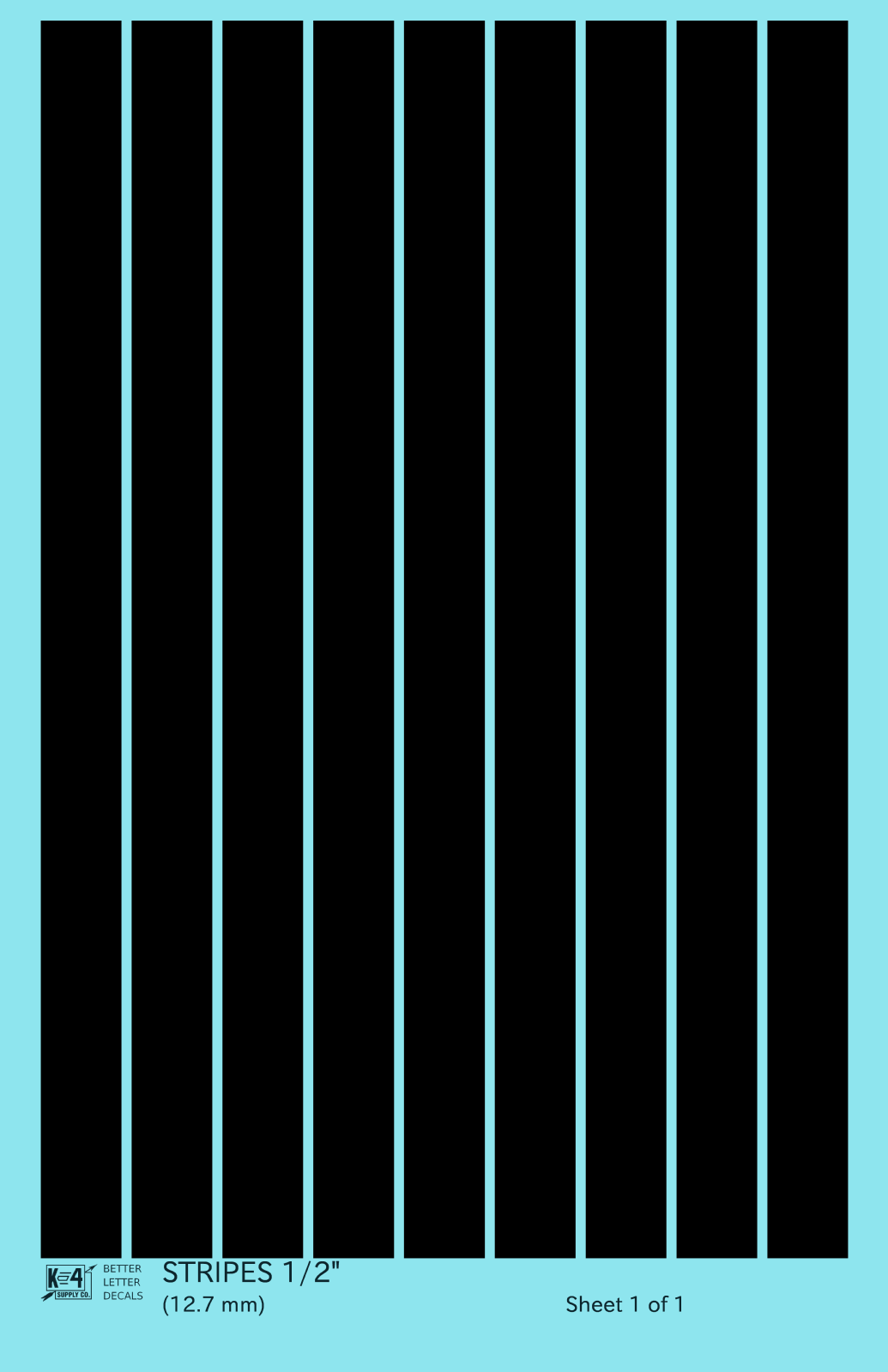 Wide Straight Line Stripes
