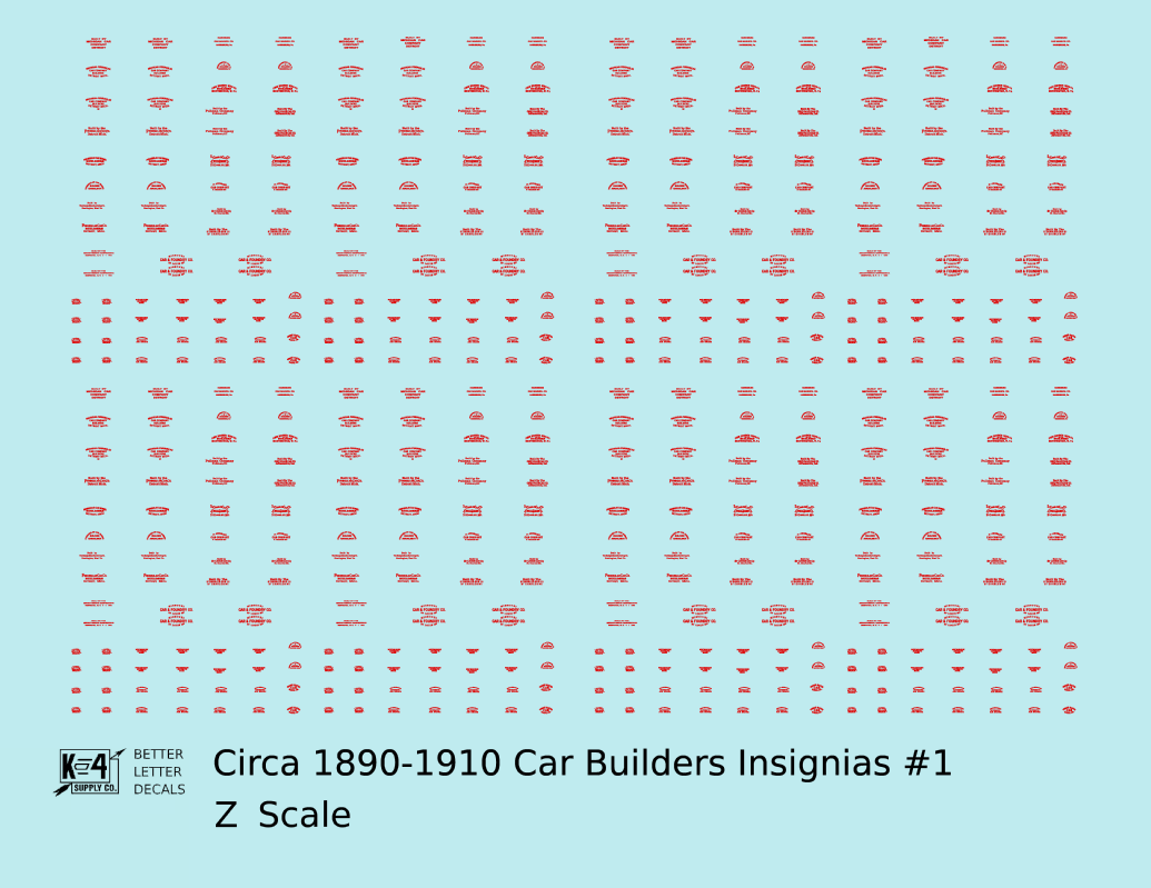 1900 Era Various Car Builder Insignias