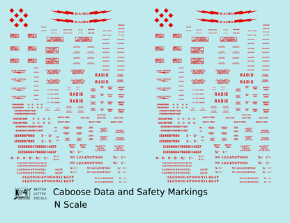 Caboose Data and Markings