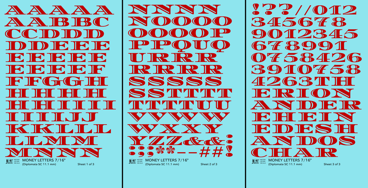 Money Letters Letter Number Alphabet