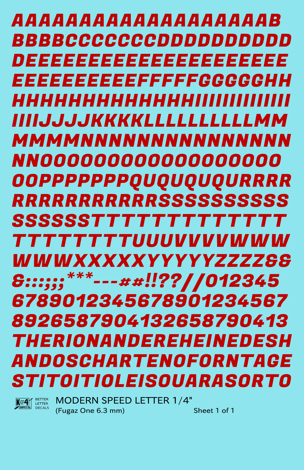 Modern Speed Letter Letter Number Alphabet