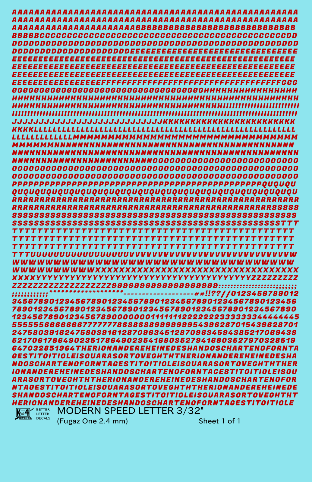 Modern Speed Letter Letter Number Alphabet