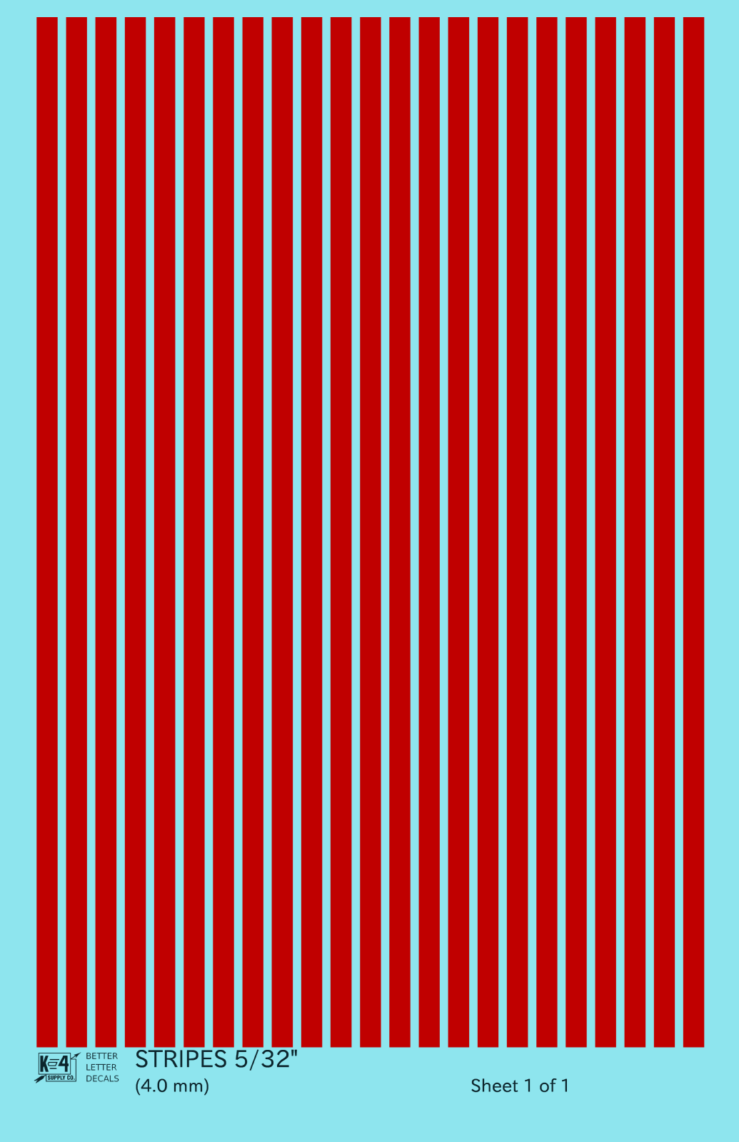 Narrow Straight Line Stripes