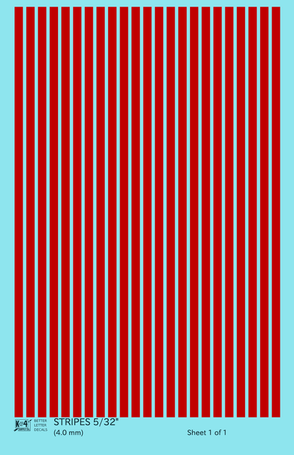 Narrow Straight Line Stripes