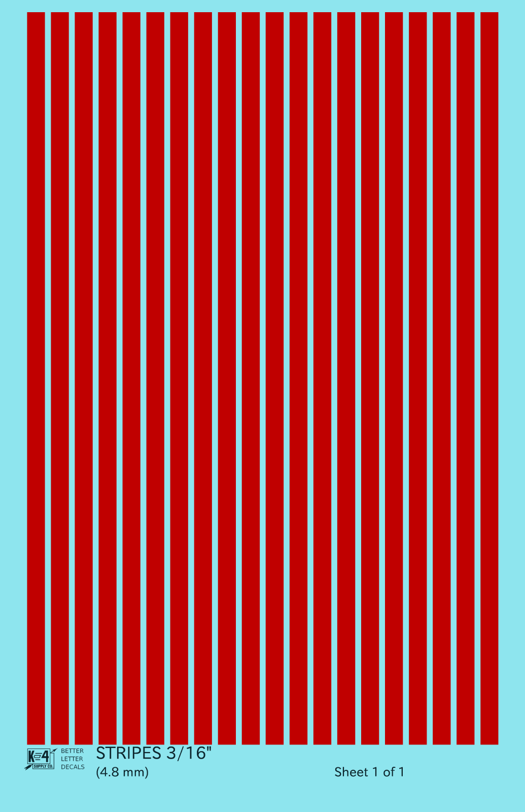 Narrow Straight Line Stripes