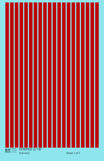Narrow Straight Line Stripes