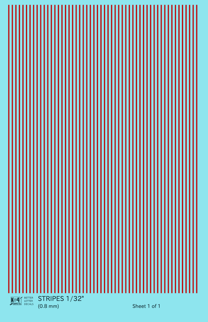 Narrow Straight Line Stripes