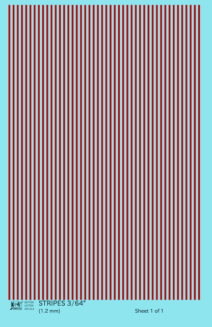 Narrow Straight Line Stripes