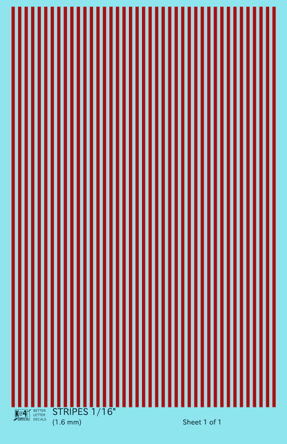 Narrow Straight Line Stripes