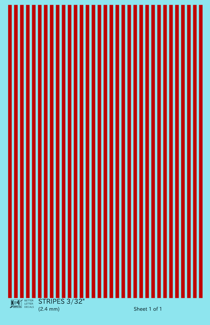 Narrow Straight Line Stripes