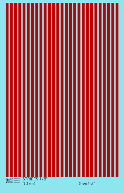 Narrow Straight Line Stripes