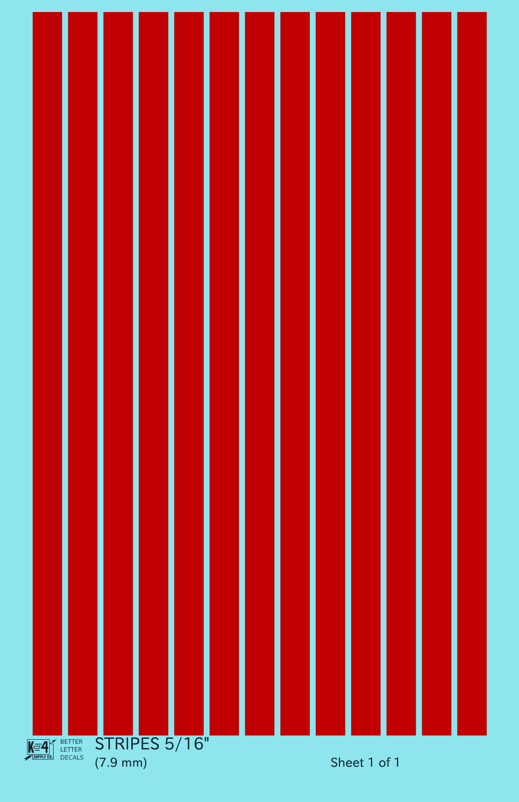 Wide Straight Line Stripes
