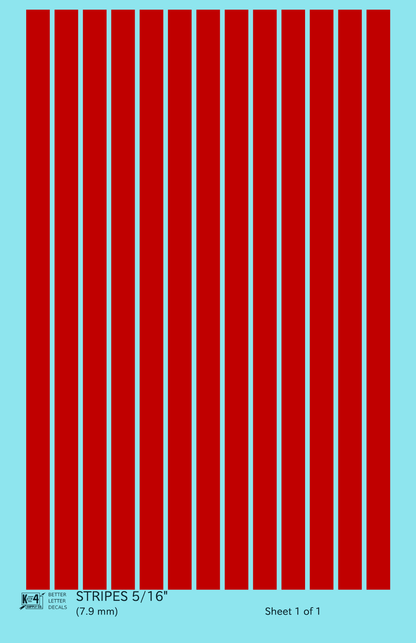 Wide Straight Line Stripes