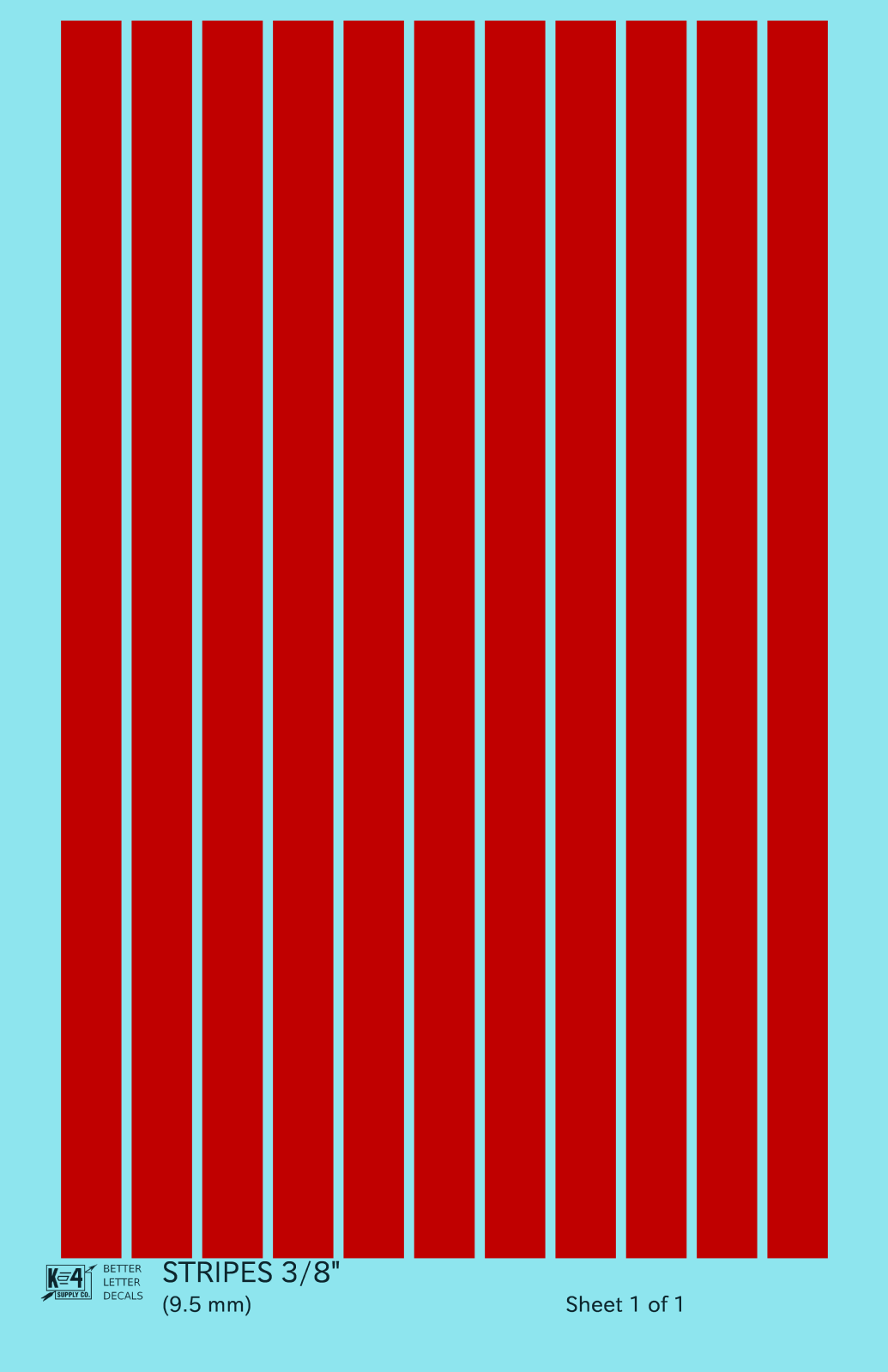 Wide Straight Line Stripes