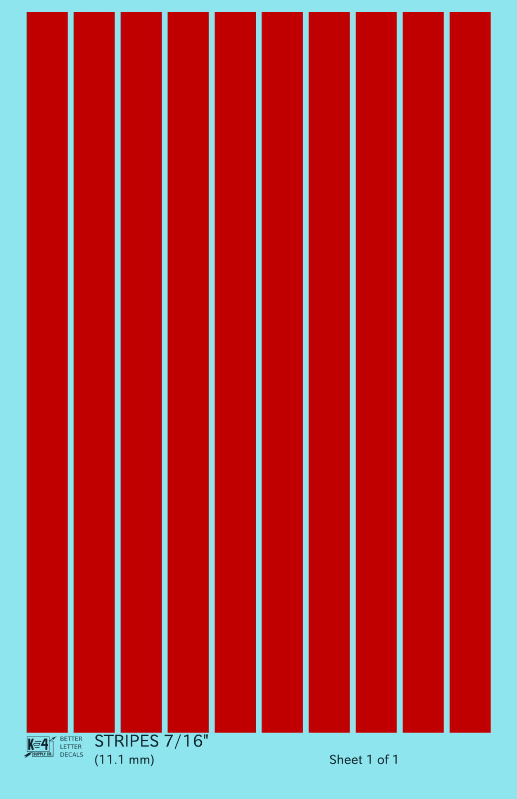 Wide Straight Line Stripes