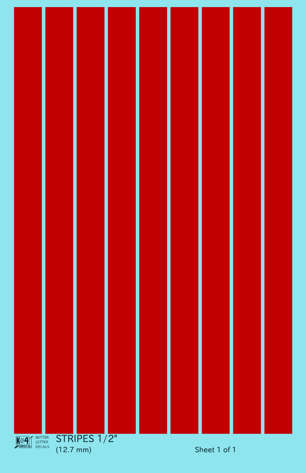 Wide Straight Line Stripes