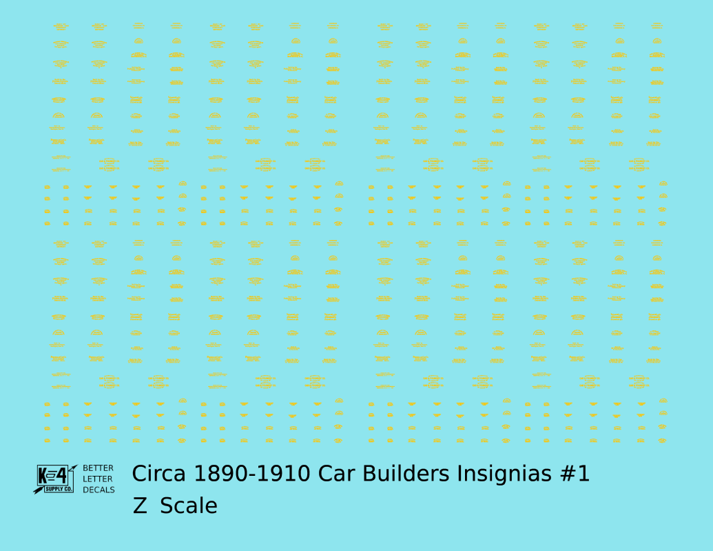 1900 Era Various Car Builder Insignias