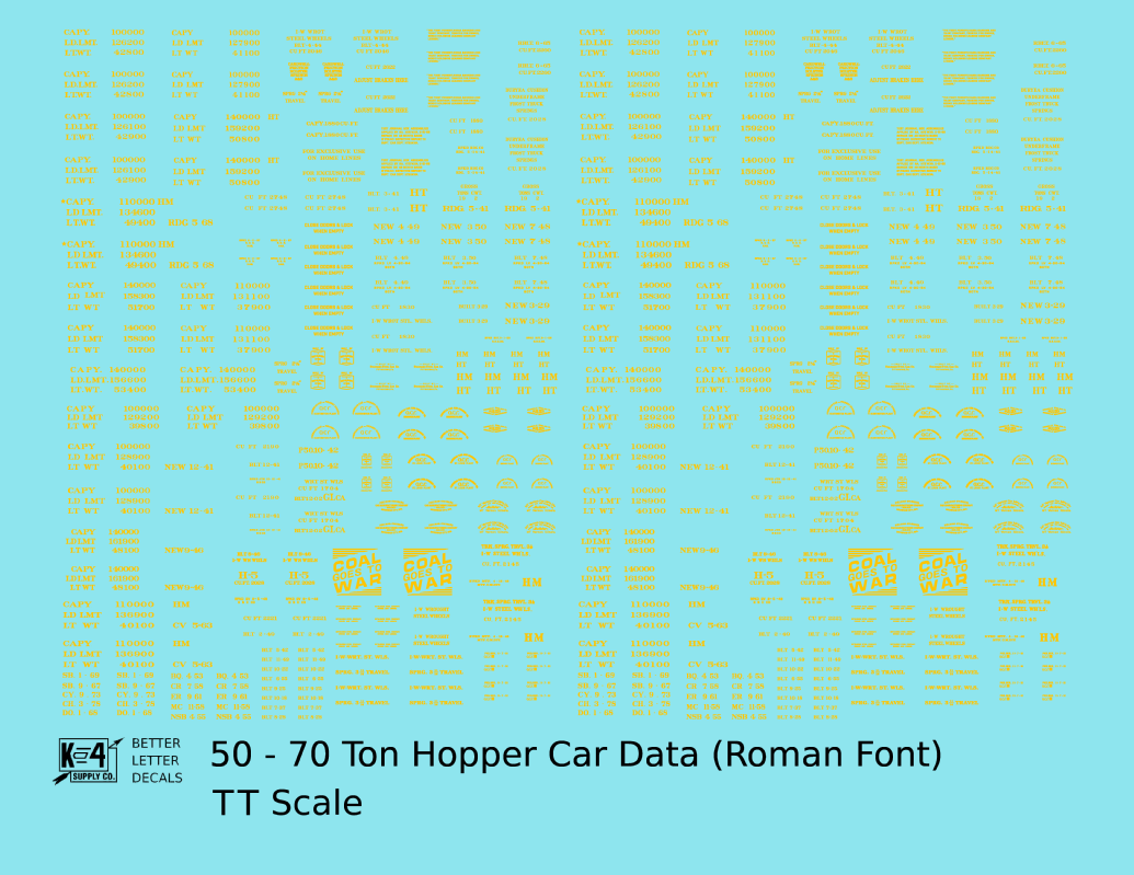 Dimensional and Weight Data 50 To 70 Ton Hopper Car Railroad Roman