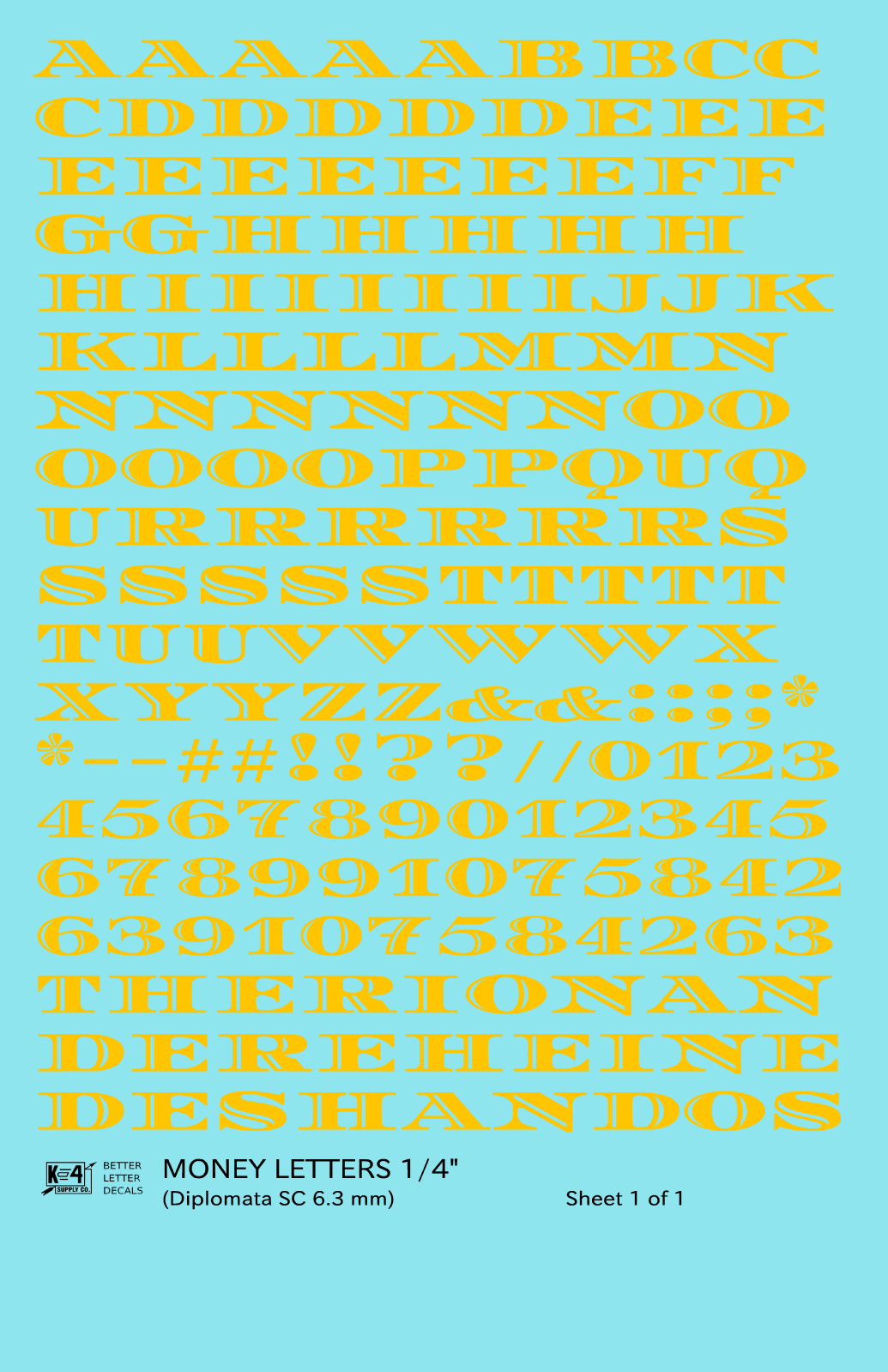Money Letters Letter Number Alphabet
