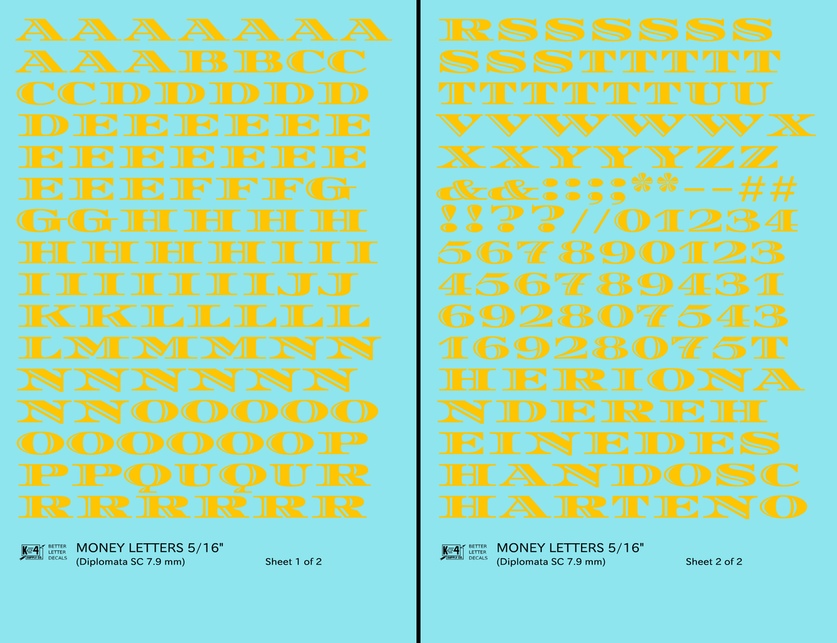 Money Letters Letter Number Alphabet