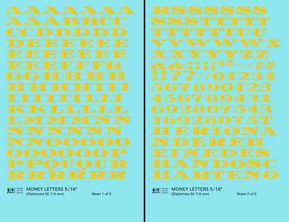 Money Letters Letter Number Alphabet