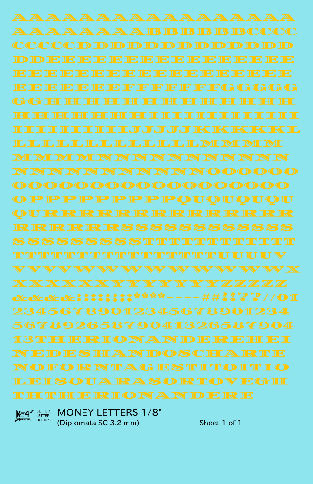 Money Letters Letter Number Alphabet