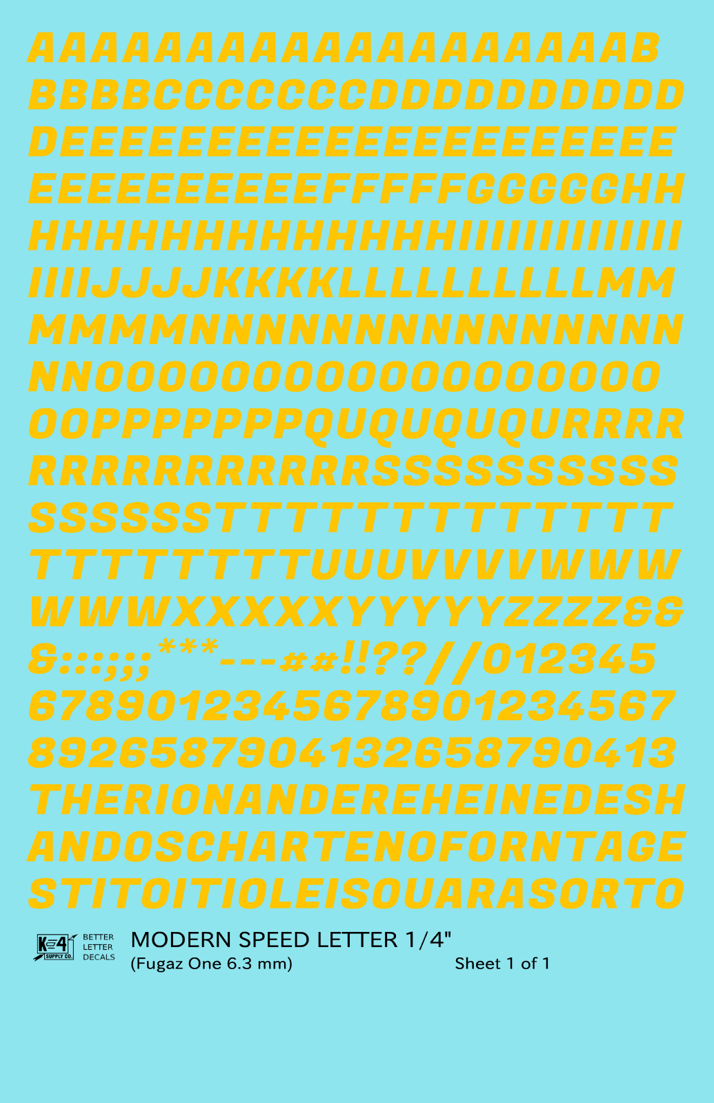 Modern Speed Letter Letter Number Alphabet