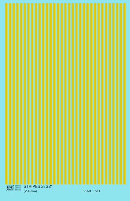 Narrow Straight Line Stripes
