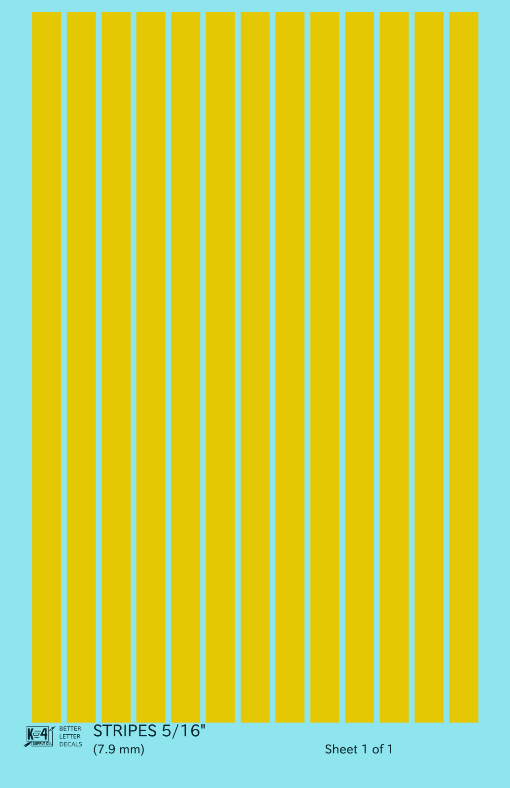 Wide Straight Line Stripes