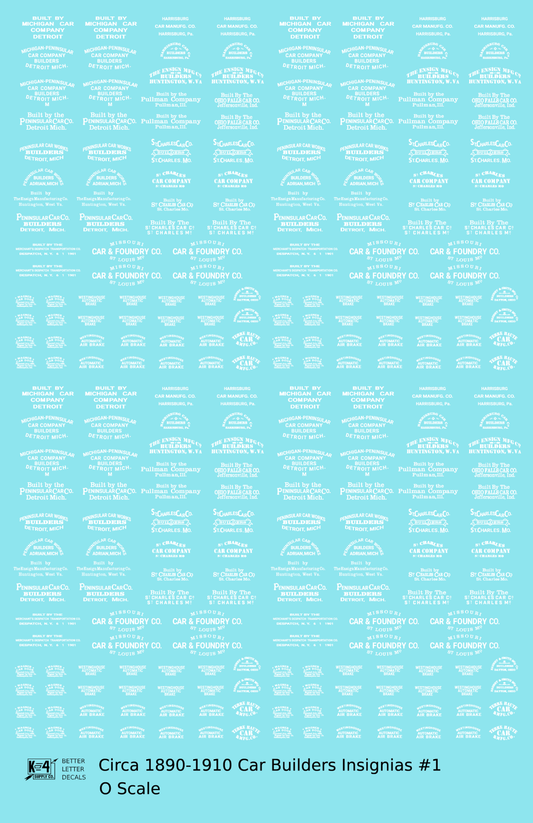 1900 Era Various Car Builder Insignias