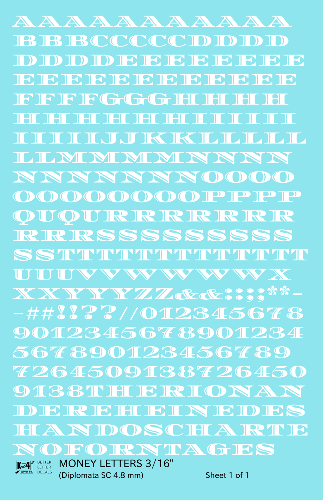 Money Letters Letter Number Alphabet