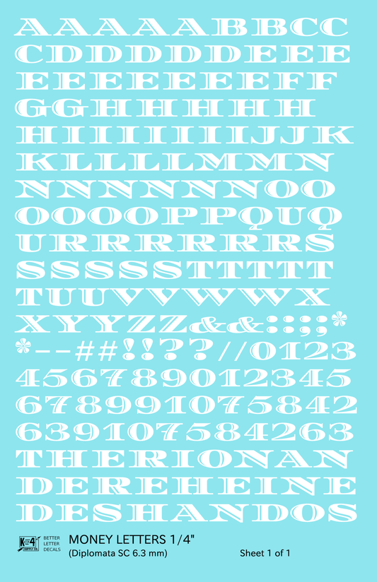 Money Letters Letter Number Alphabet