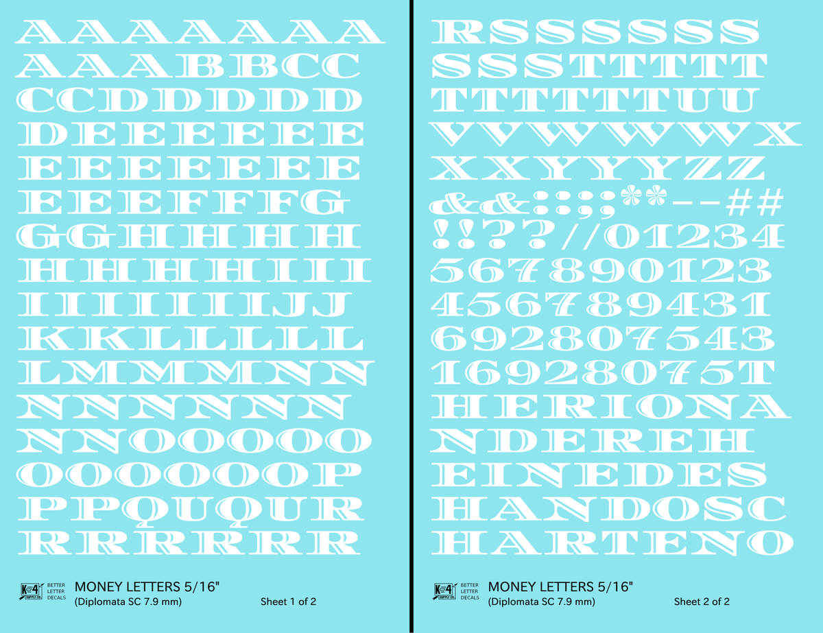 Money Letters Letter Number Alphabet