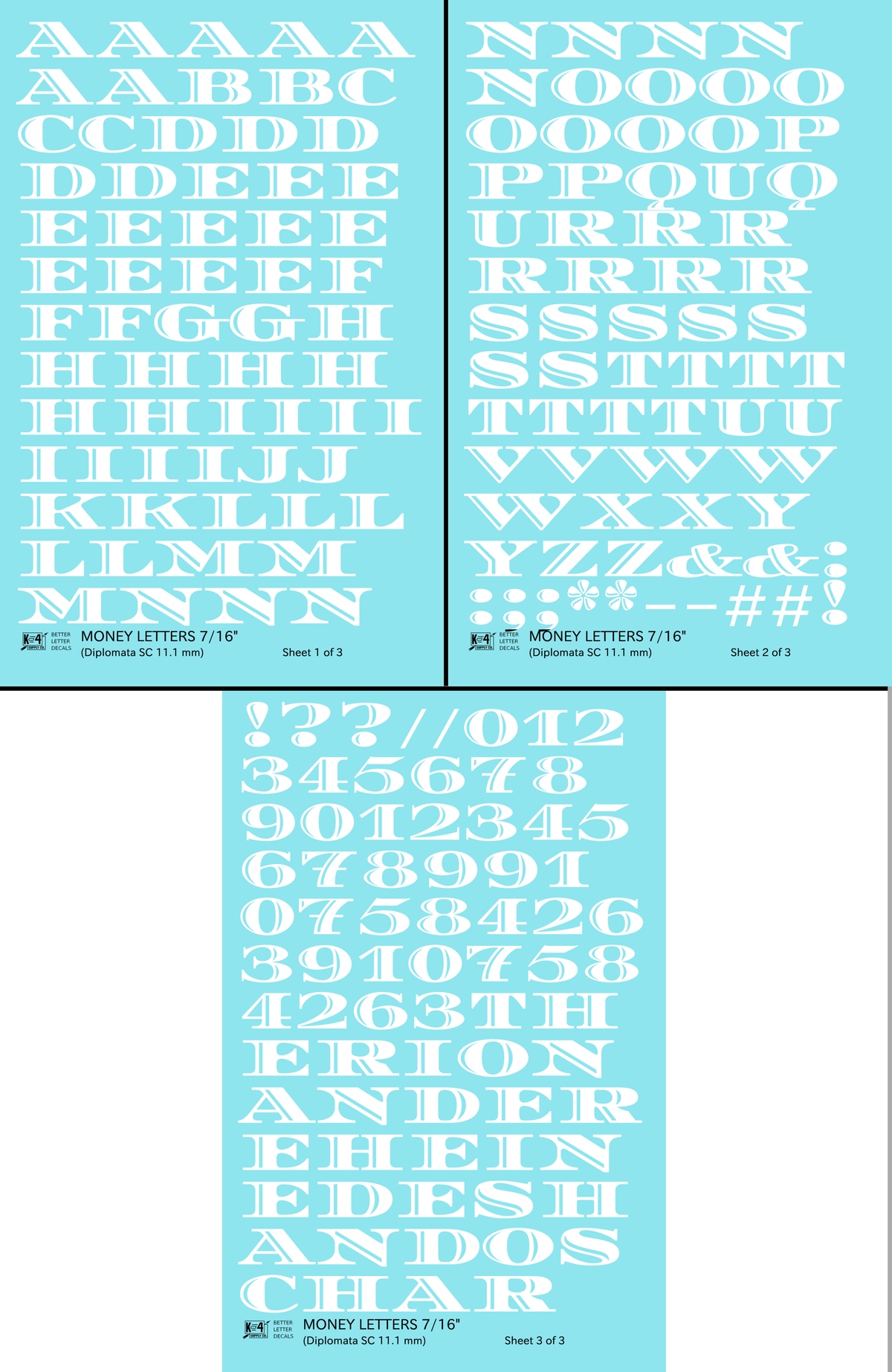 Money Letters Letter Number Alphabet