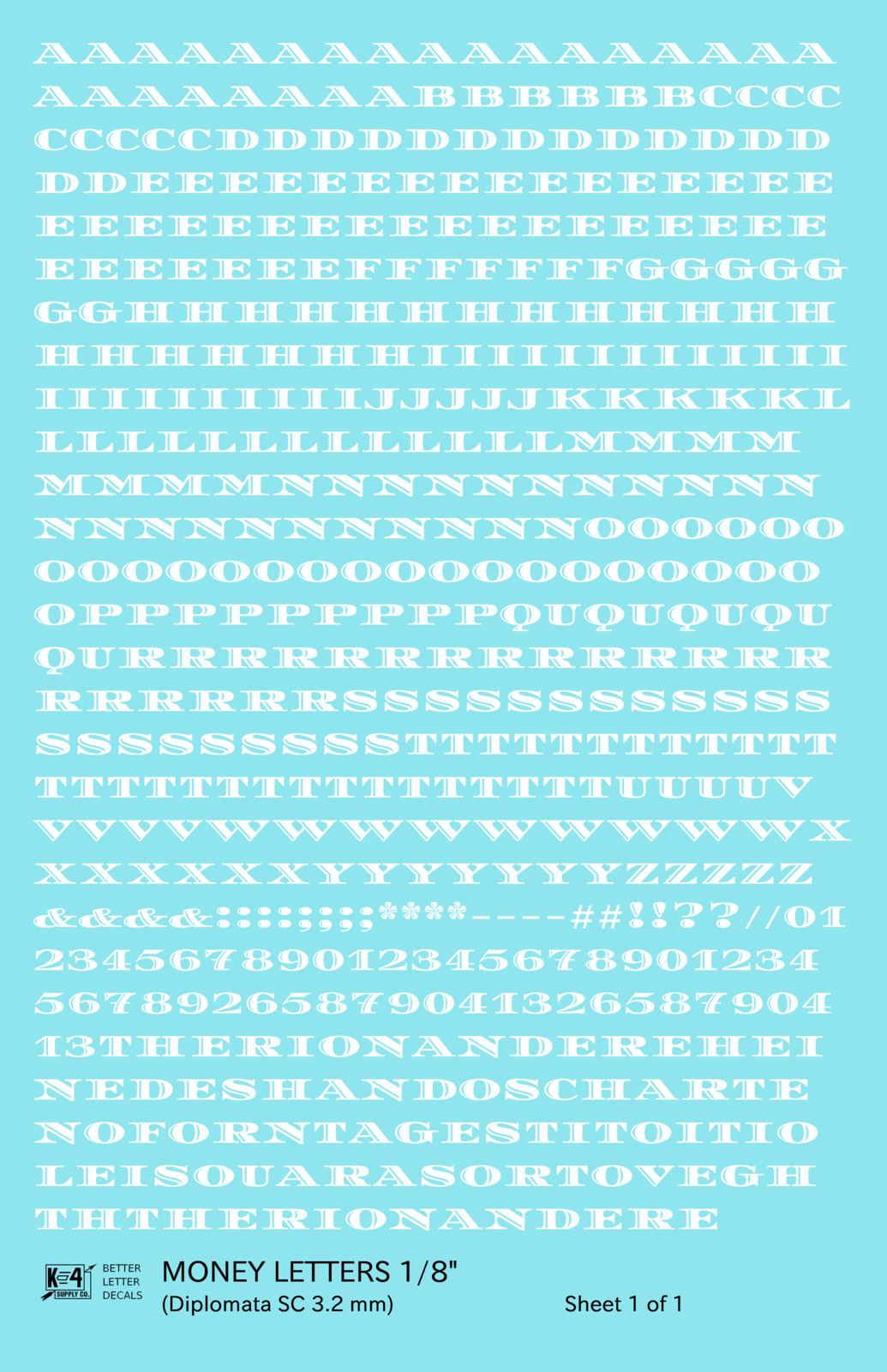 Money Letters Letter Number Alphabet